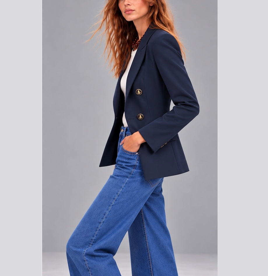 Blazer Carola azul marino
