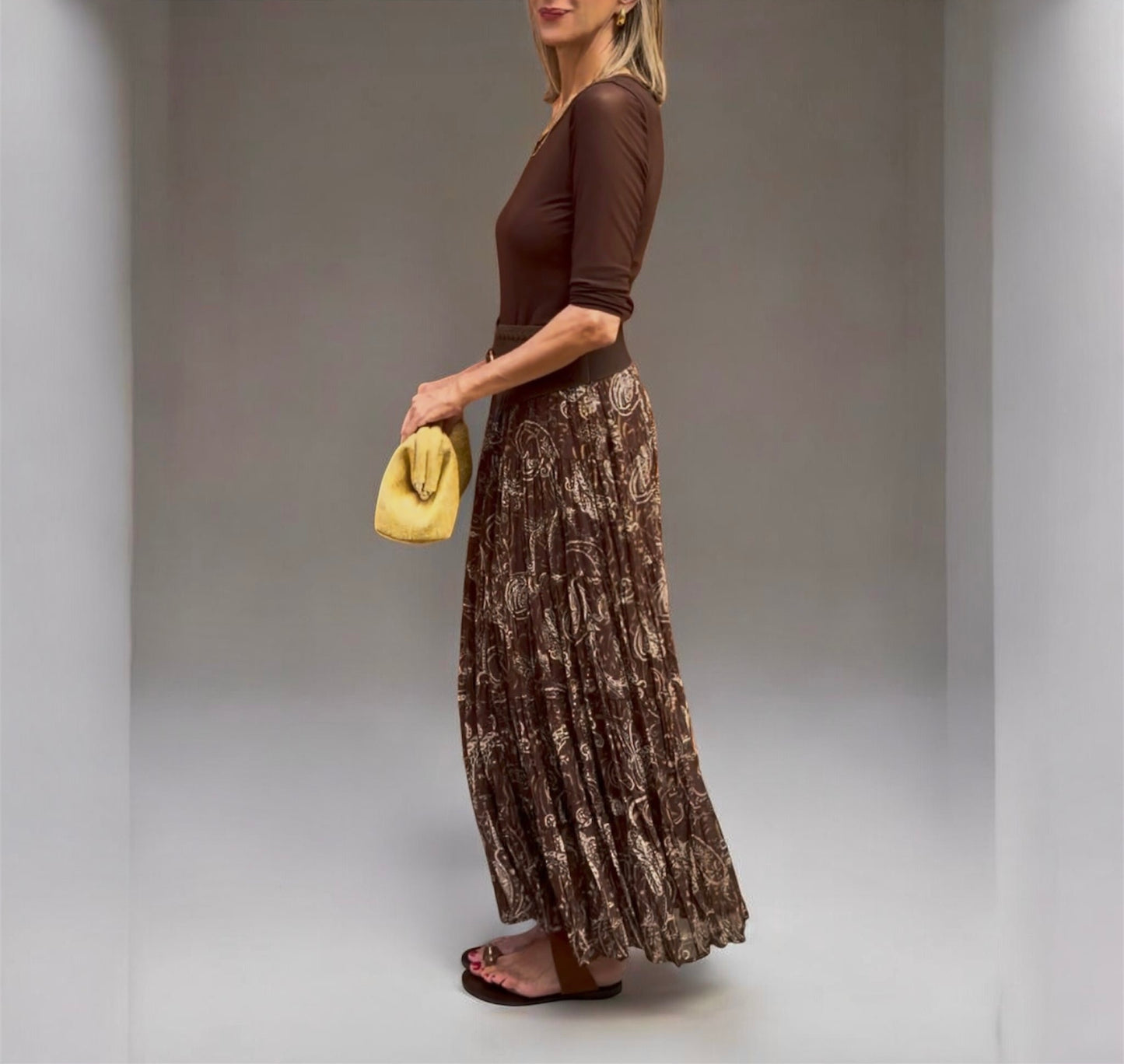 Falda larga boho