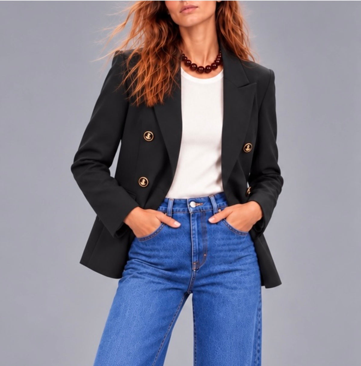Blazer Carola negro