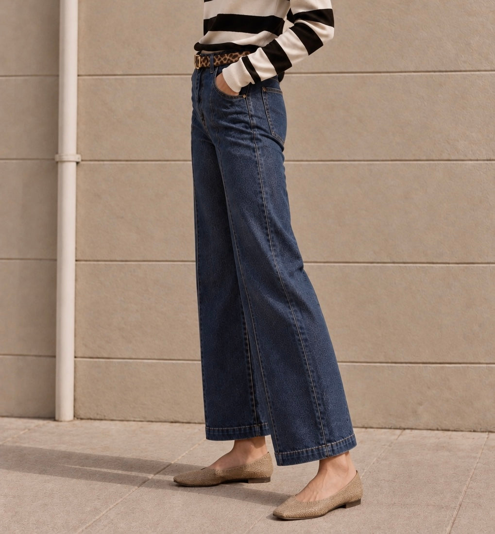 Denim line azul medio
