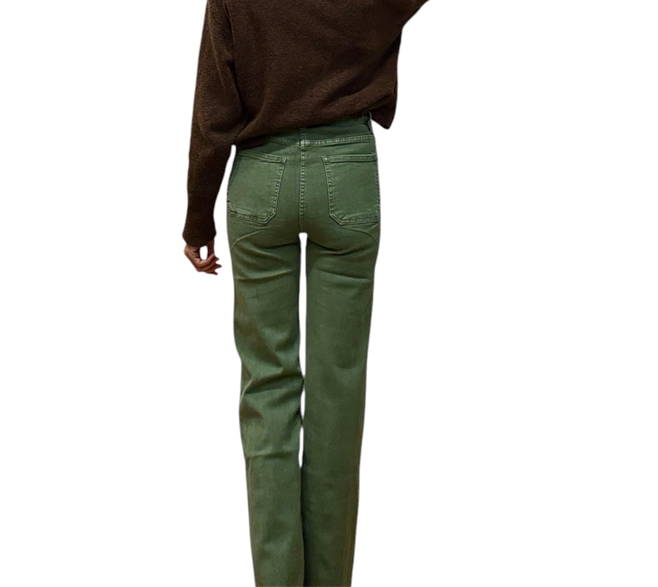 Denim verde caqui