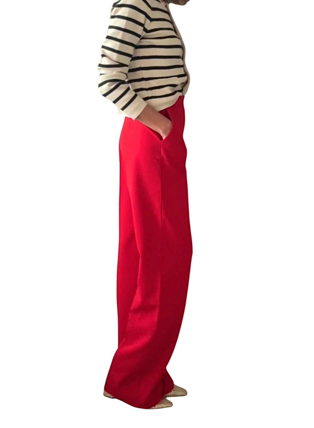 Pantalón traje rojo