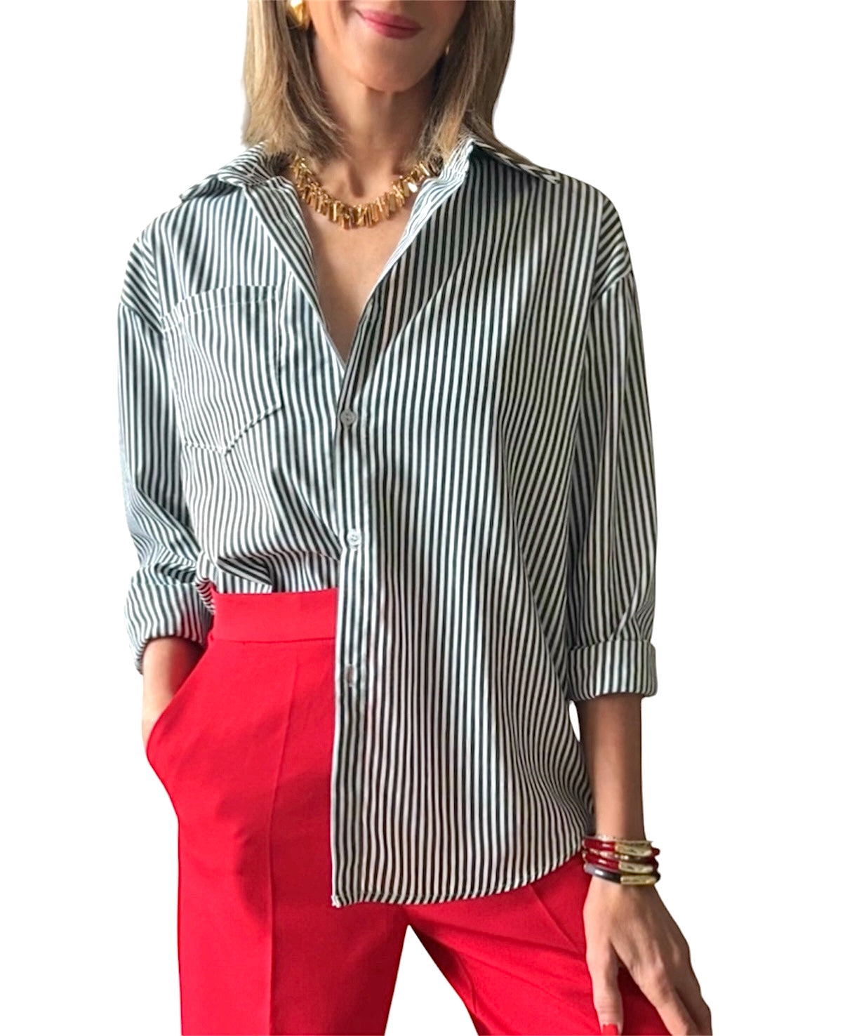 Camisa rayas blanco&negro