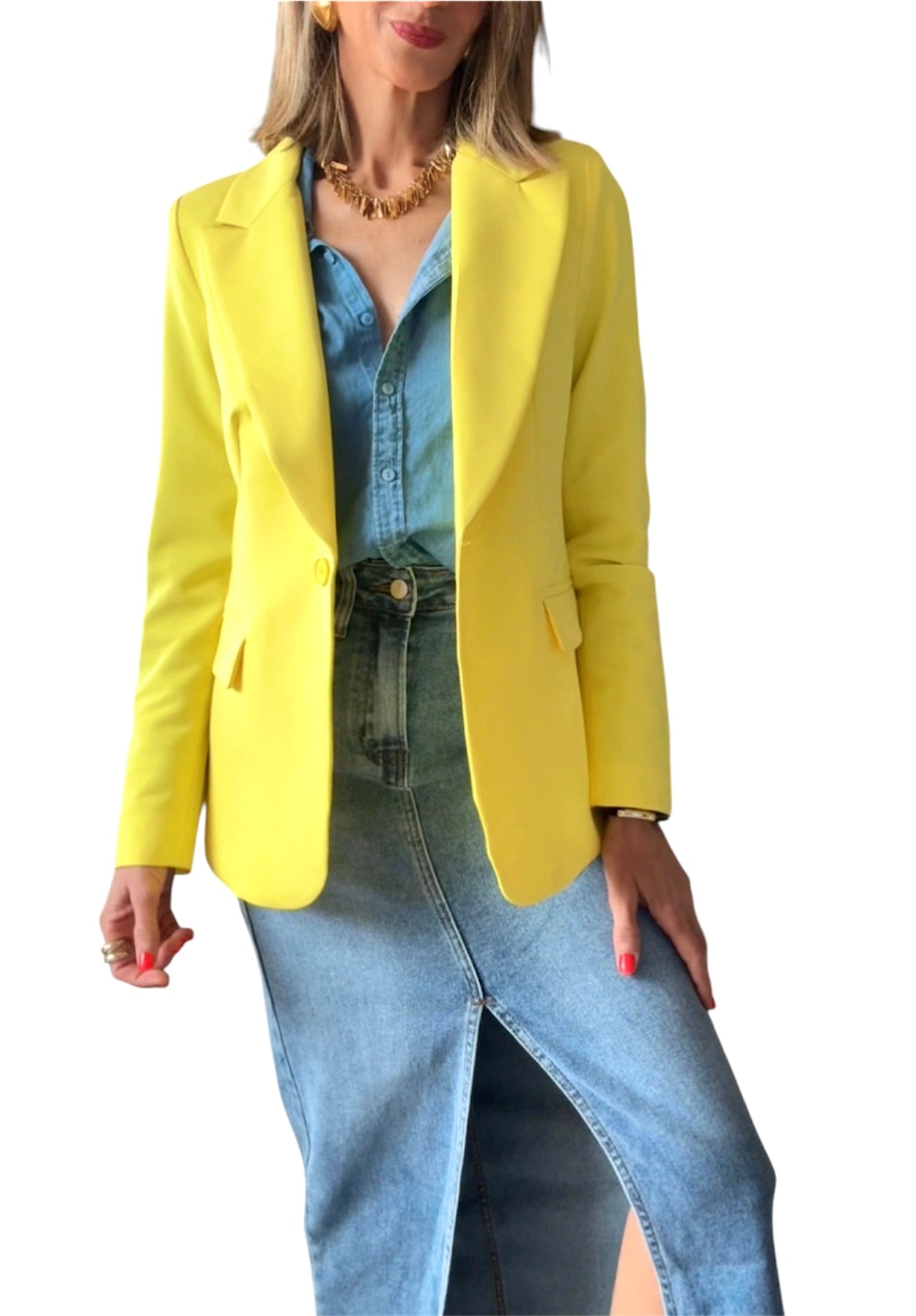 Blazer Olivia amarillo