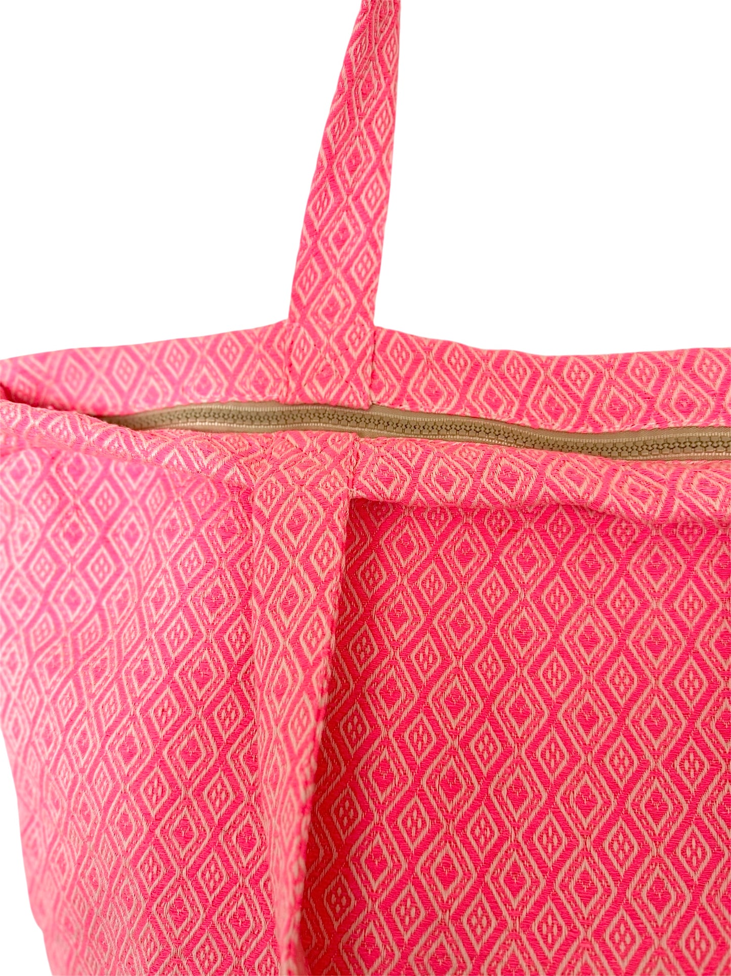 Bolsa de playa fucsia