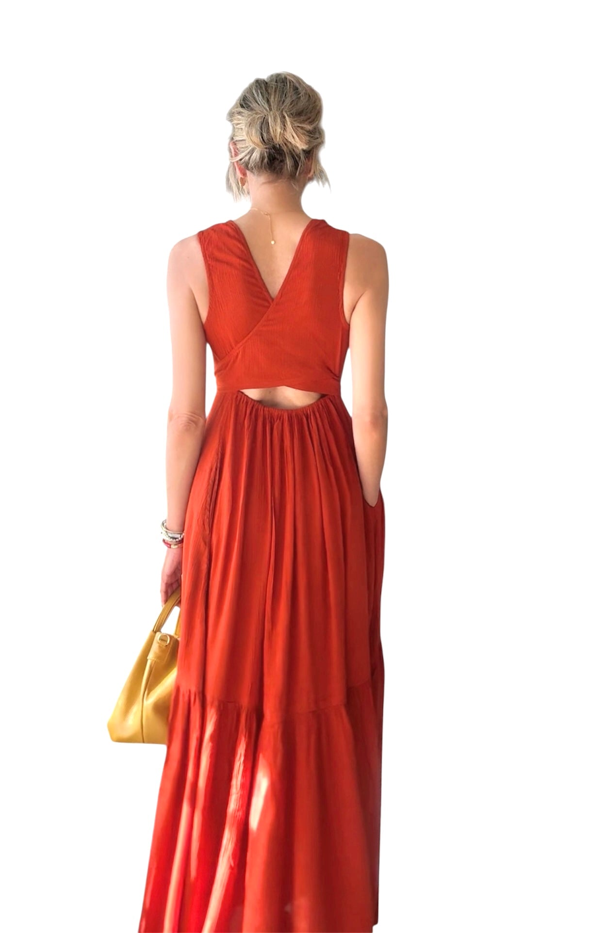 Vestido Clara teja