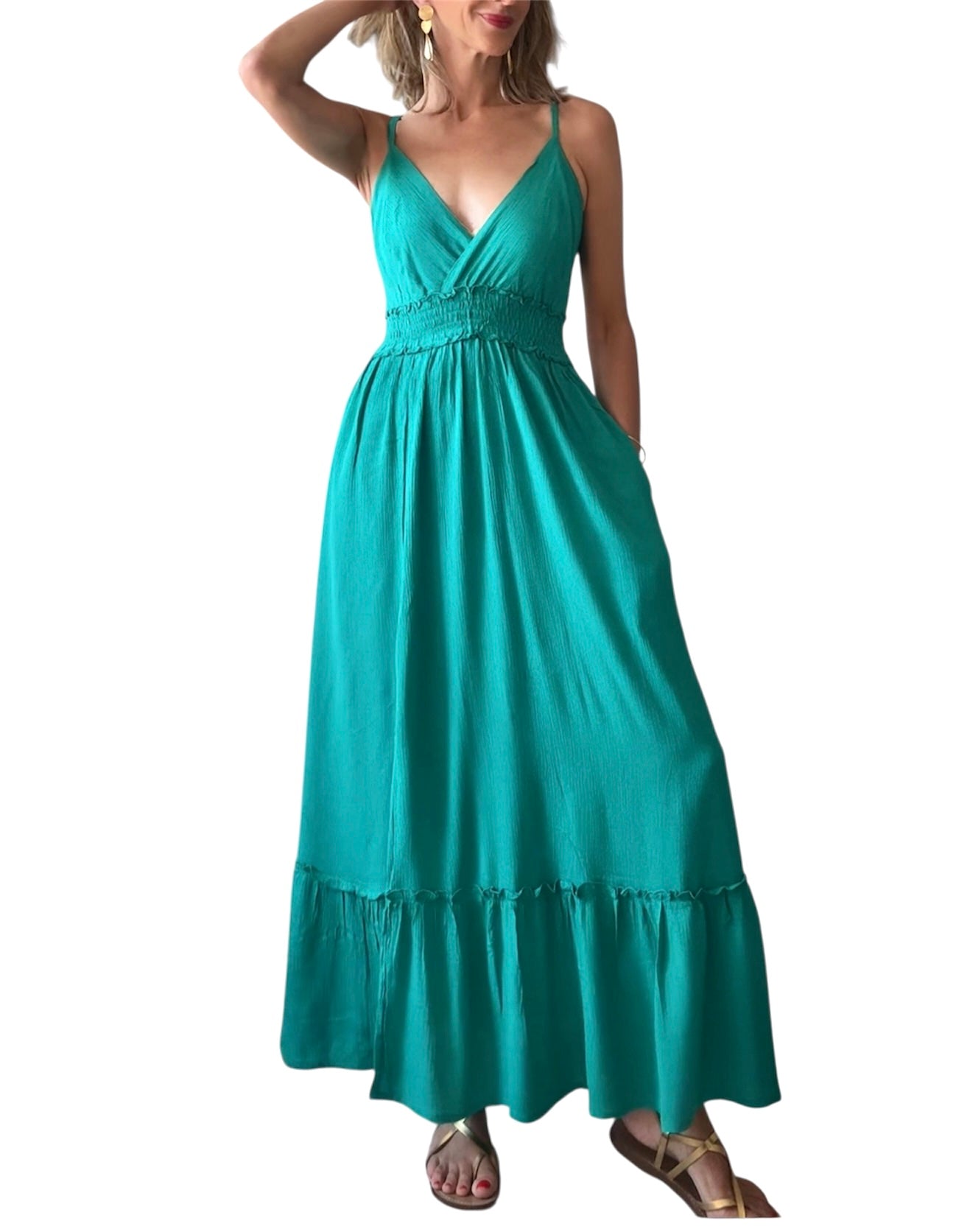 Vestido Melissa verde