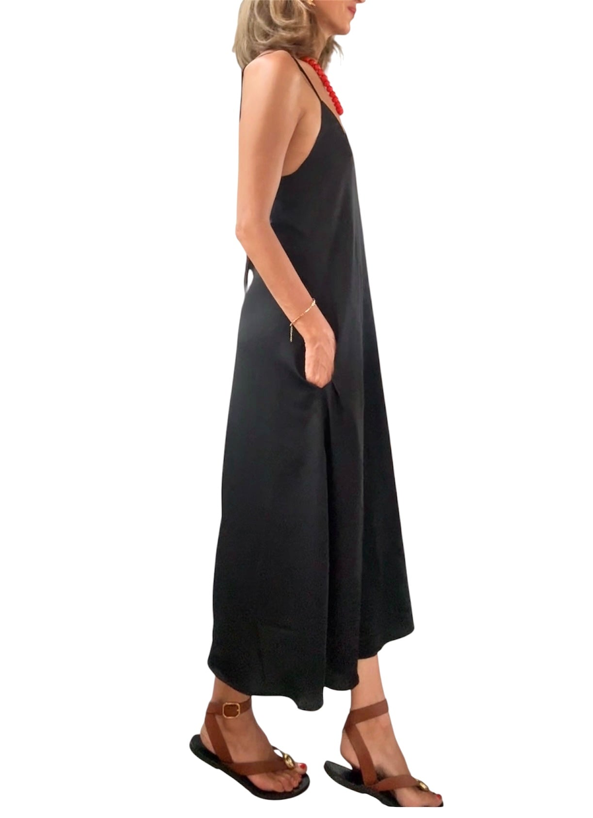 Vestido tirantes negro