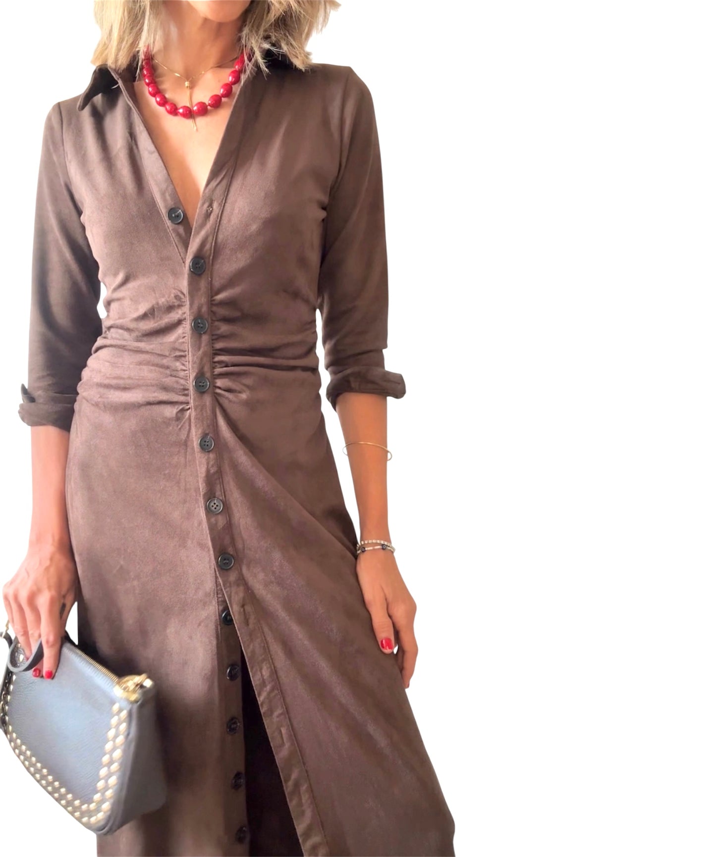 Vestido ante marrón
