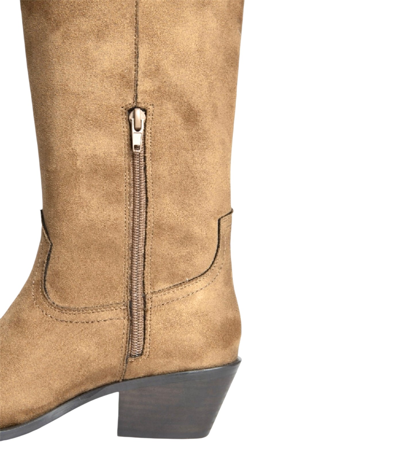 Bota serraje camel