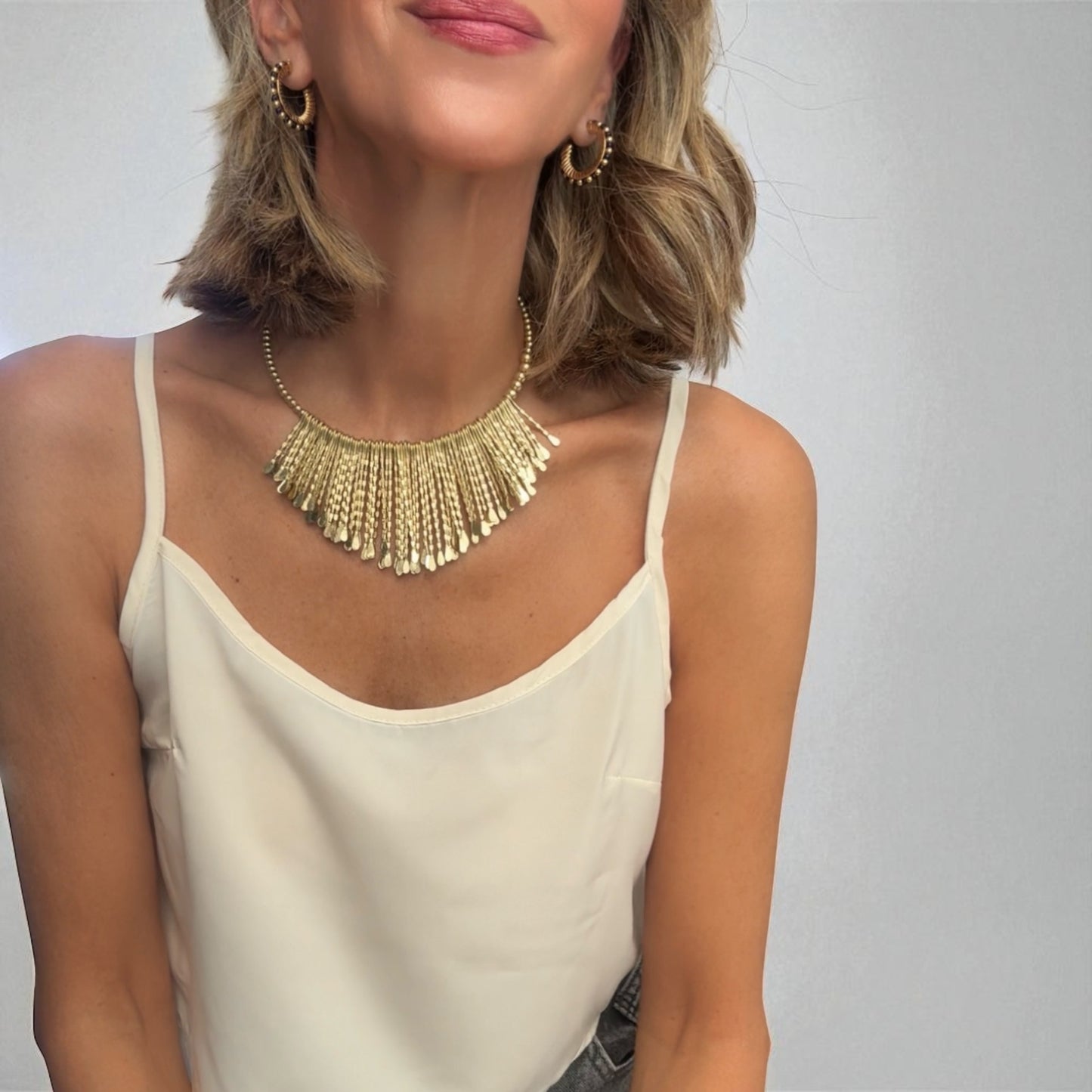 Collar Cleo dorado