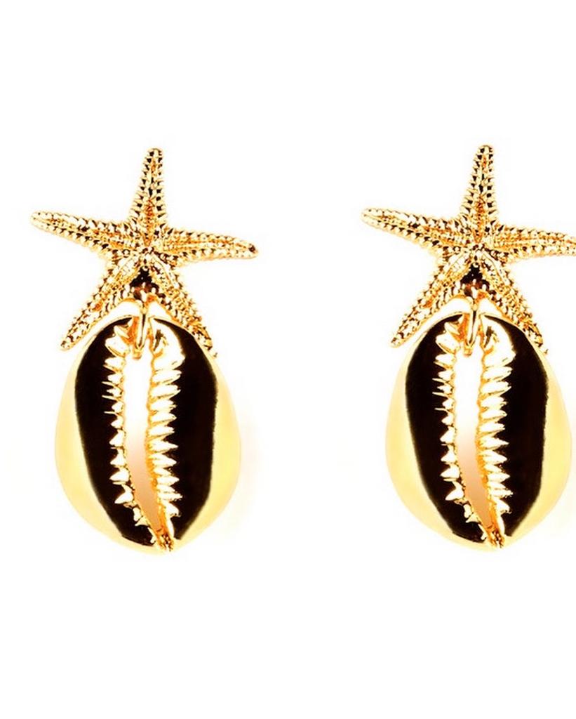 Pendientes estrella de mar