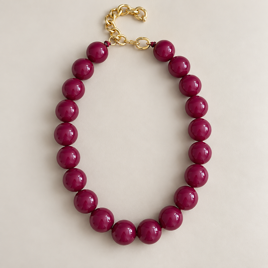 Collar Alma ciruela