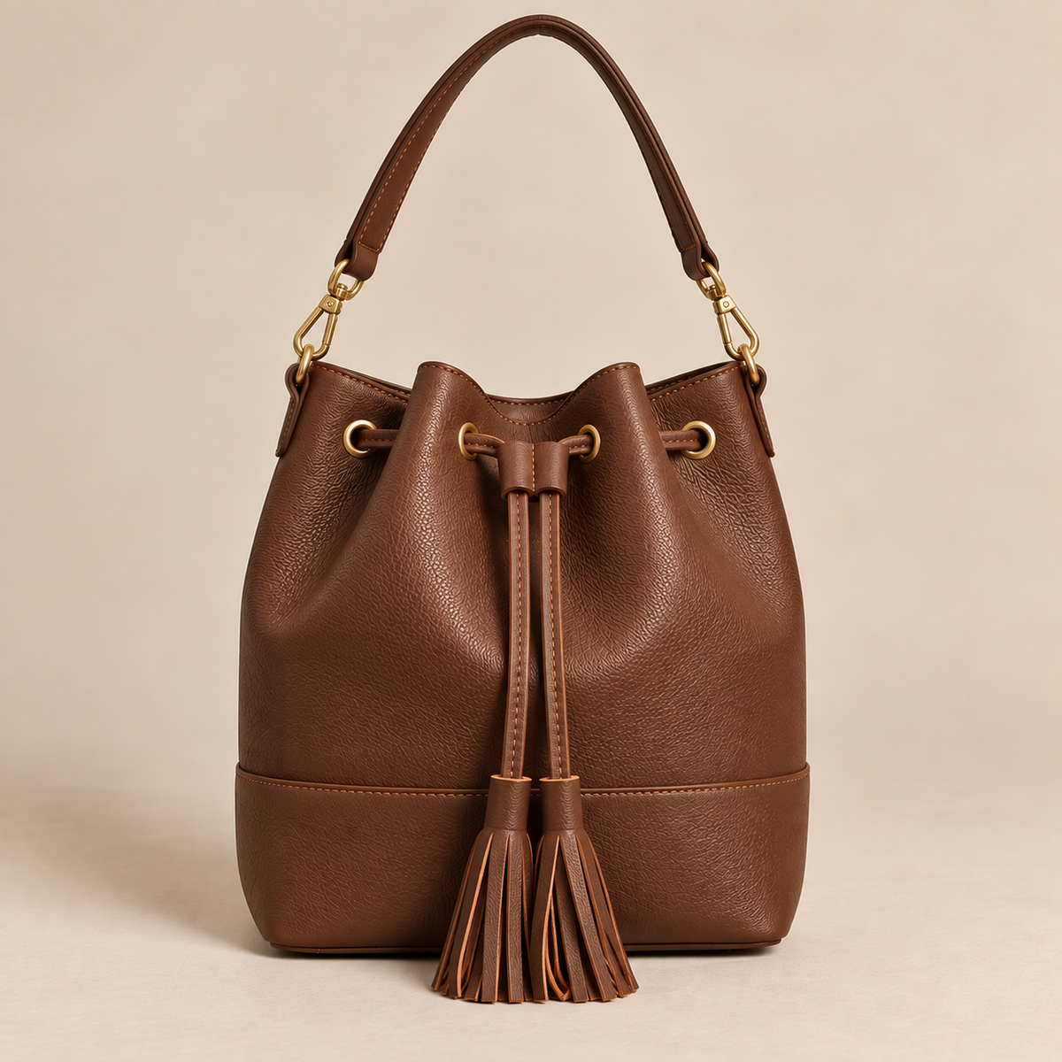 Bolso bombonera marrón