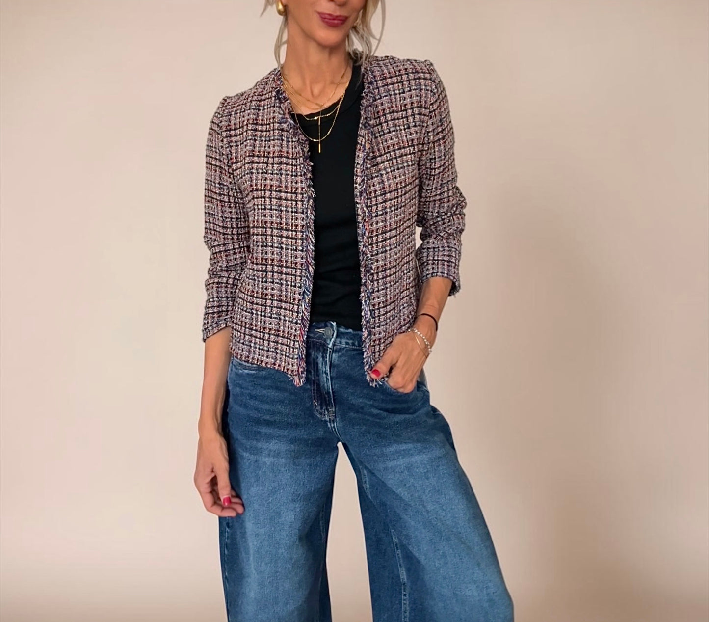 Chaqueta tweed