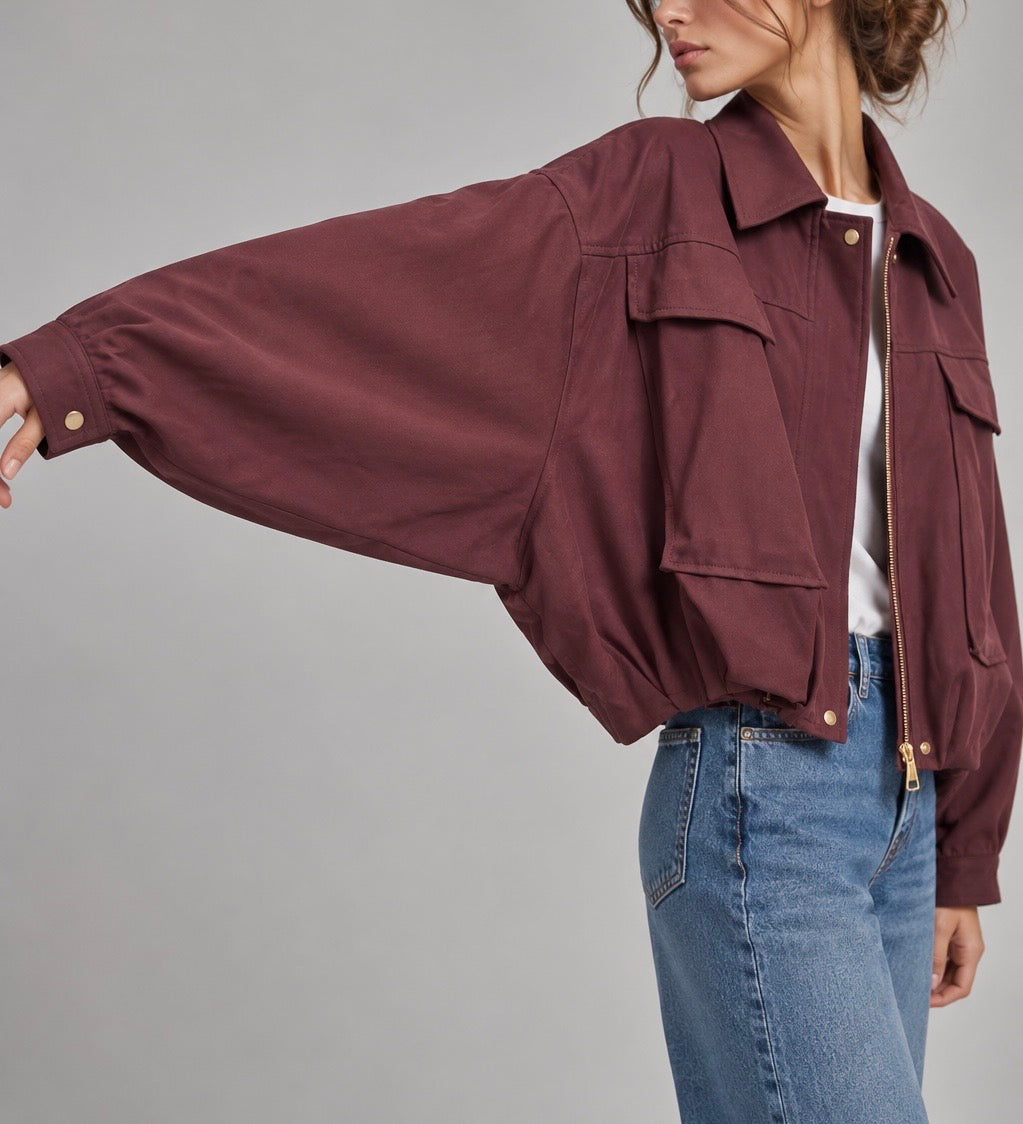 Bomber ciruela