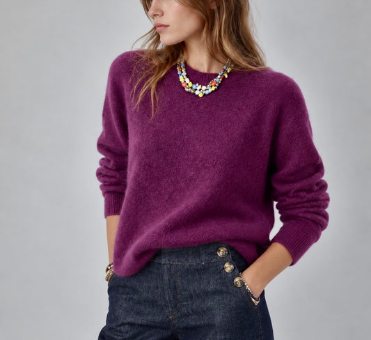 Jersey alpaca  berenjena