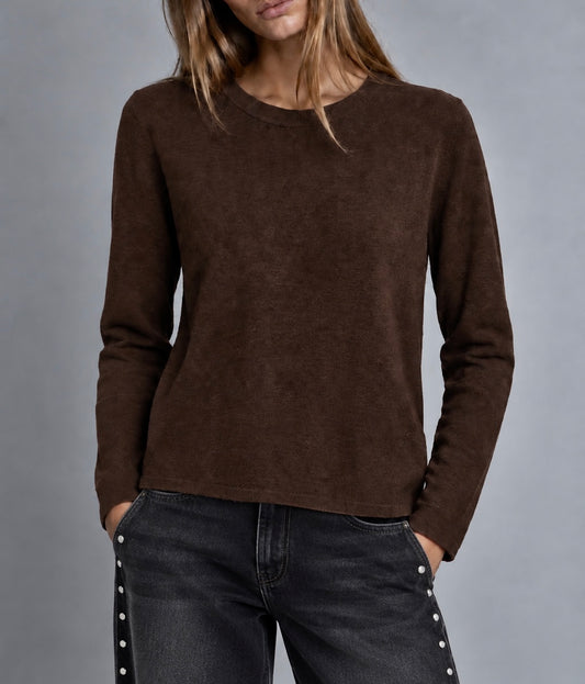 Jersey punto fino choco