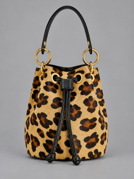 Bolso bombonera animal print