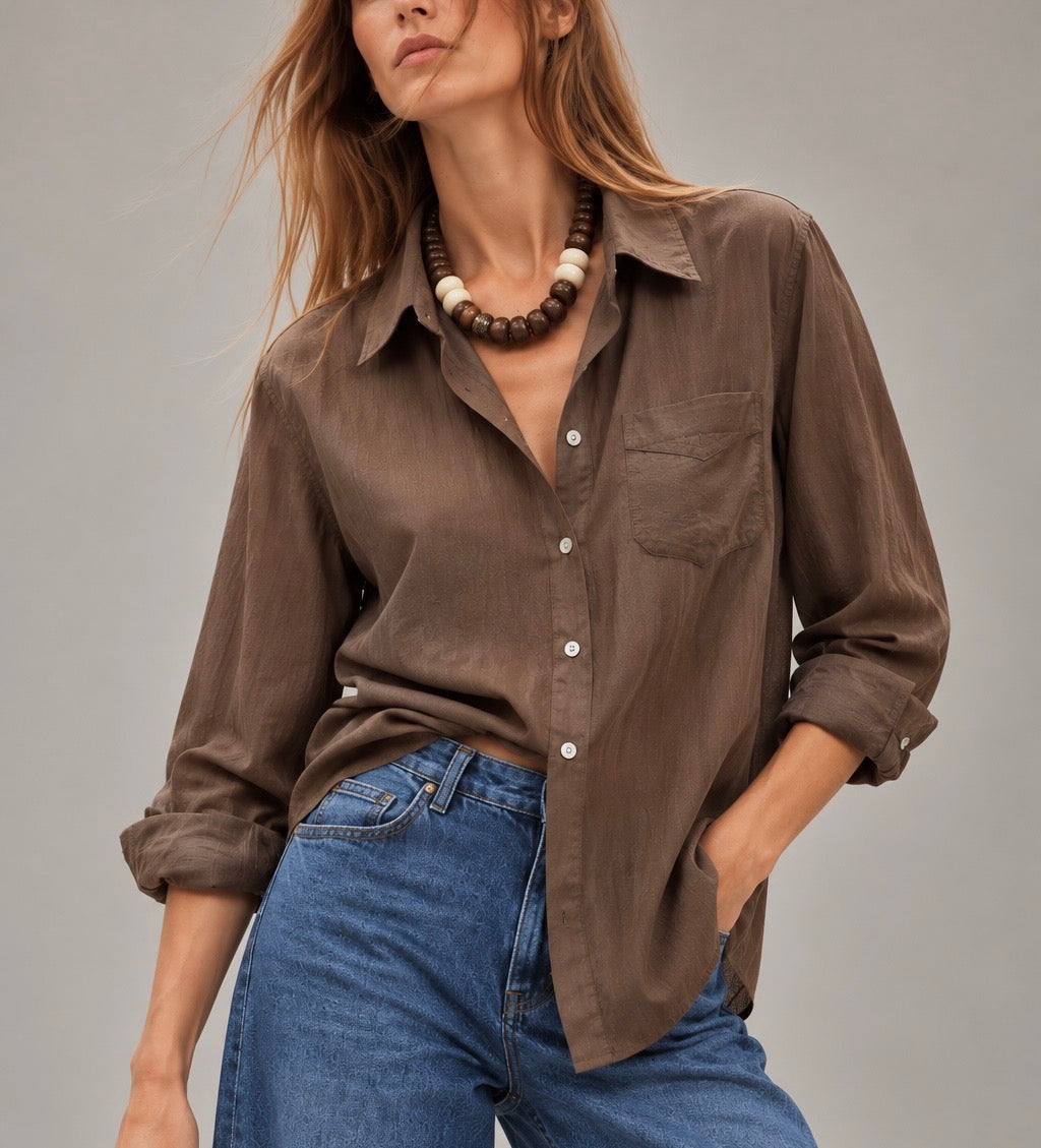 Camisa marrón