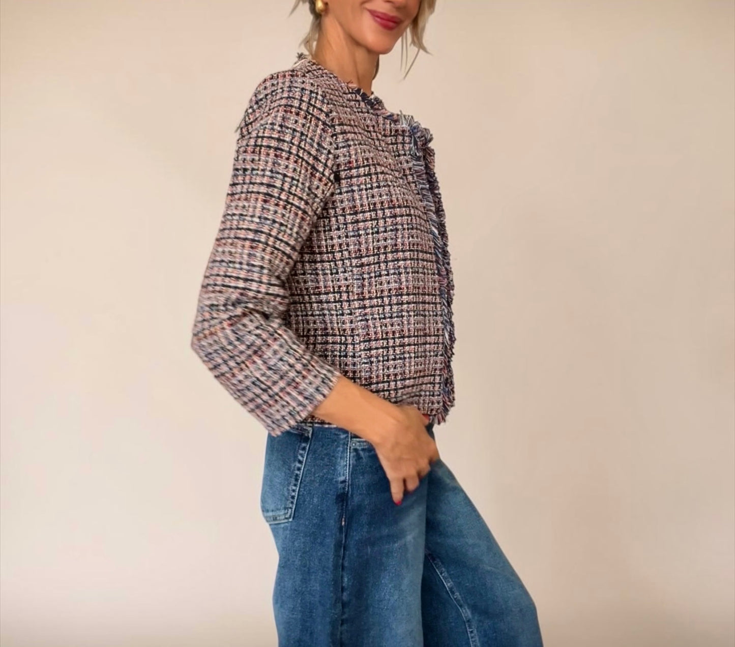 Chaqueta tweed