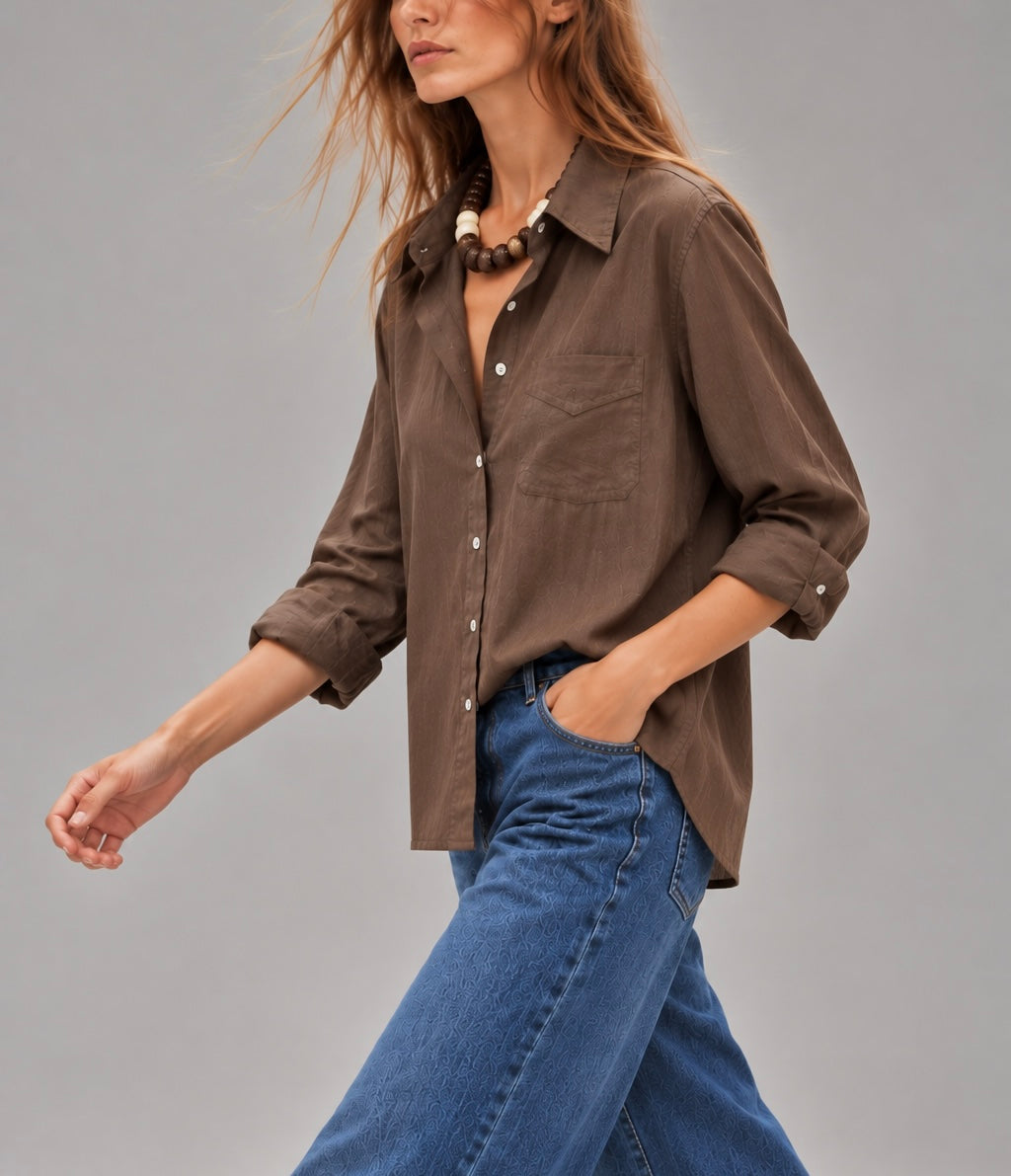 Camisa marrón