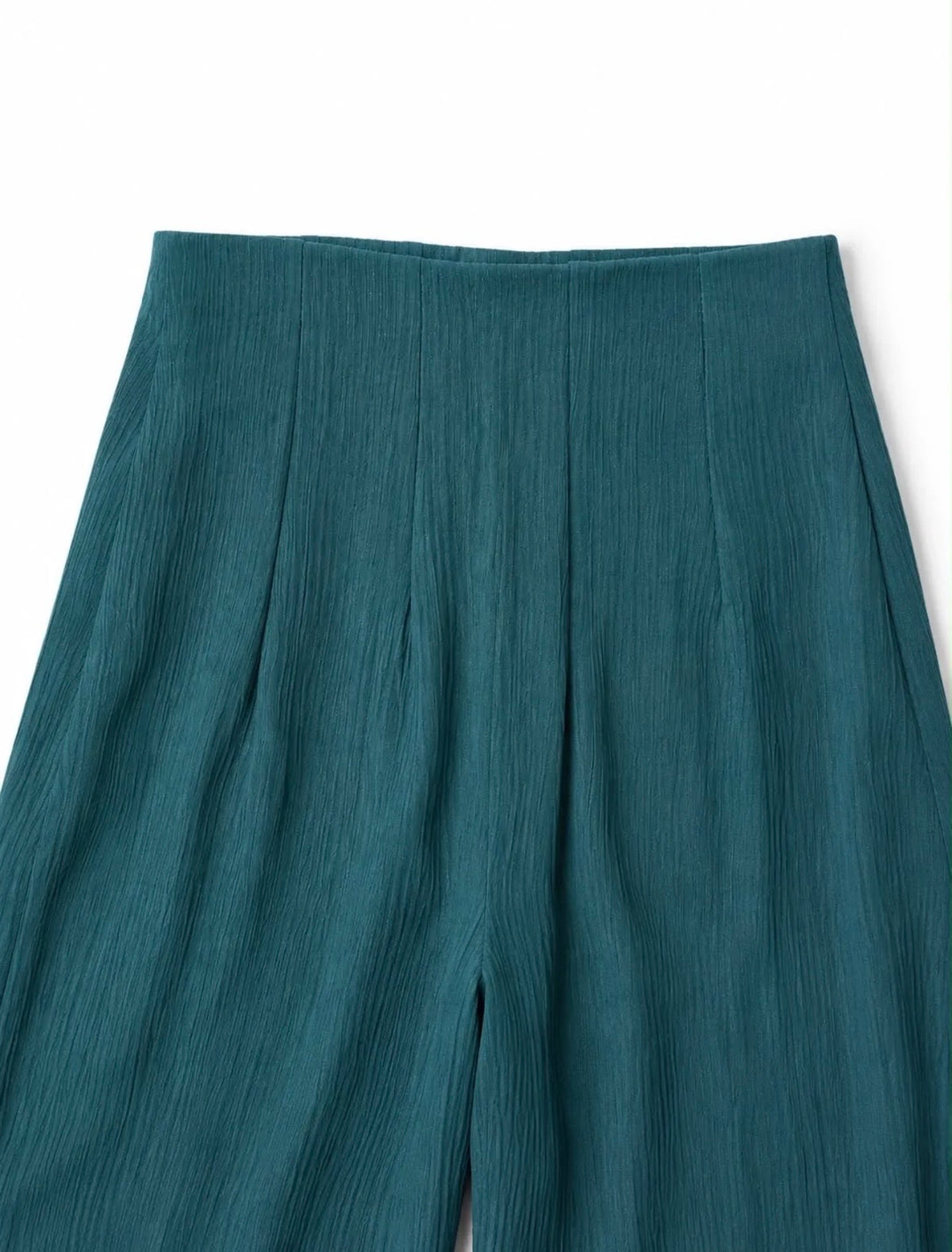 Pantalón palazzo color petróleo