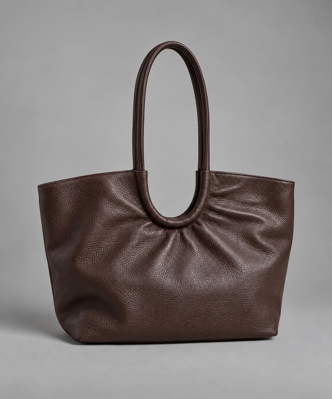 Bolso shopper  piel choco