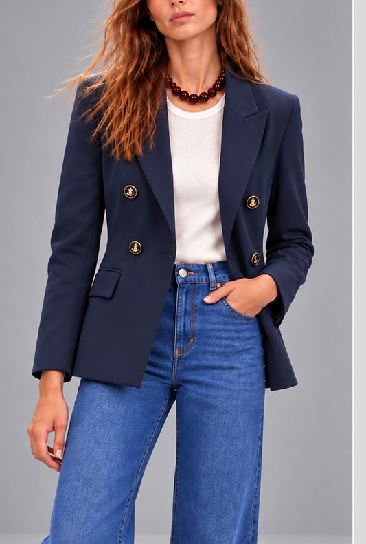 Blazer Carola azul marino