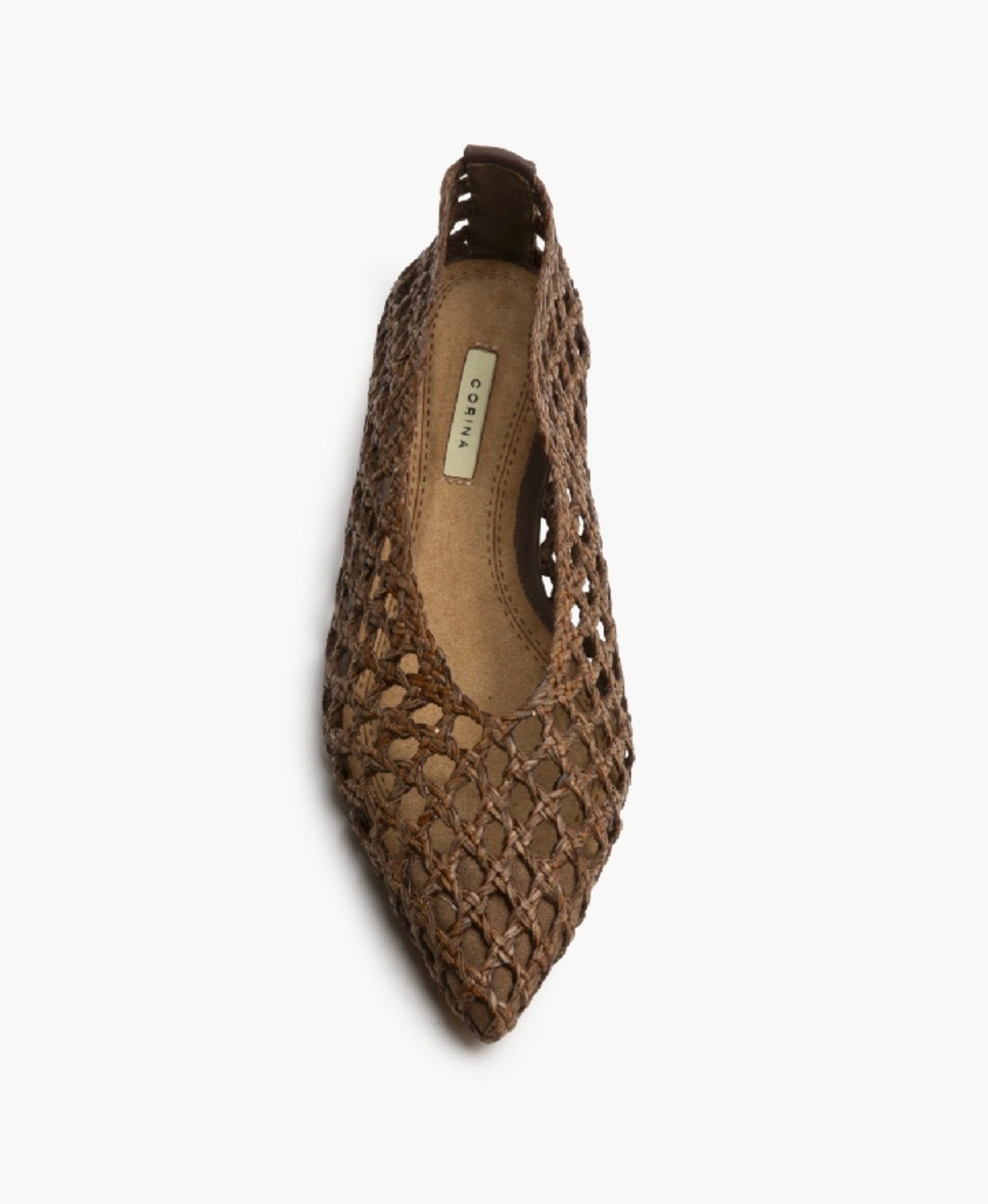 Bailarina trenzada marrón