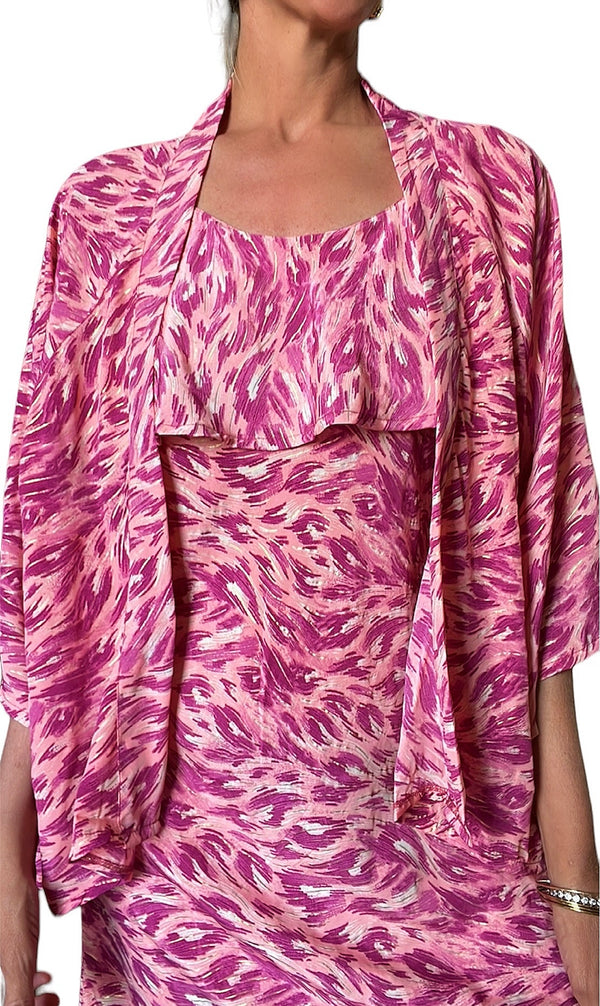 Kimono Lía rosa