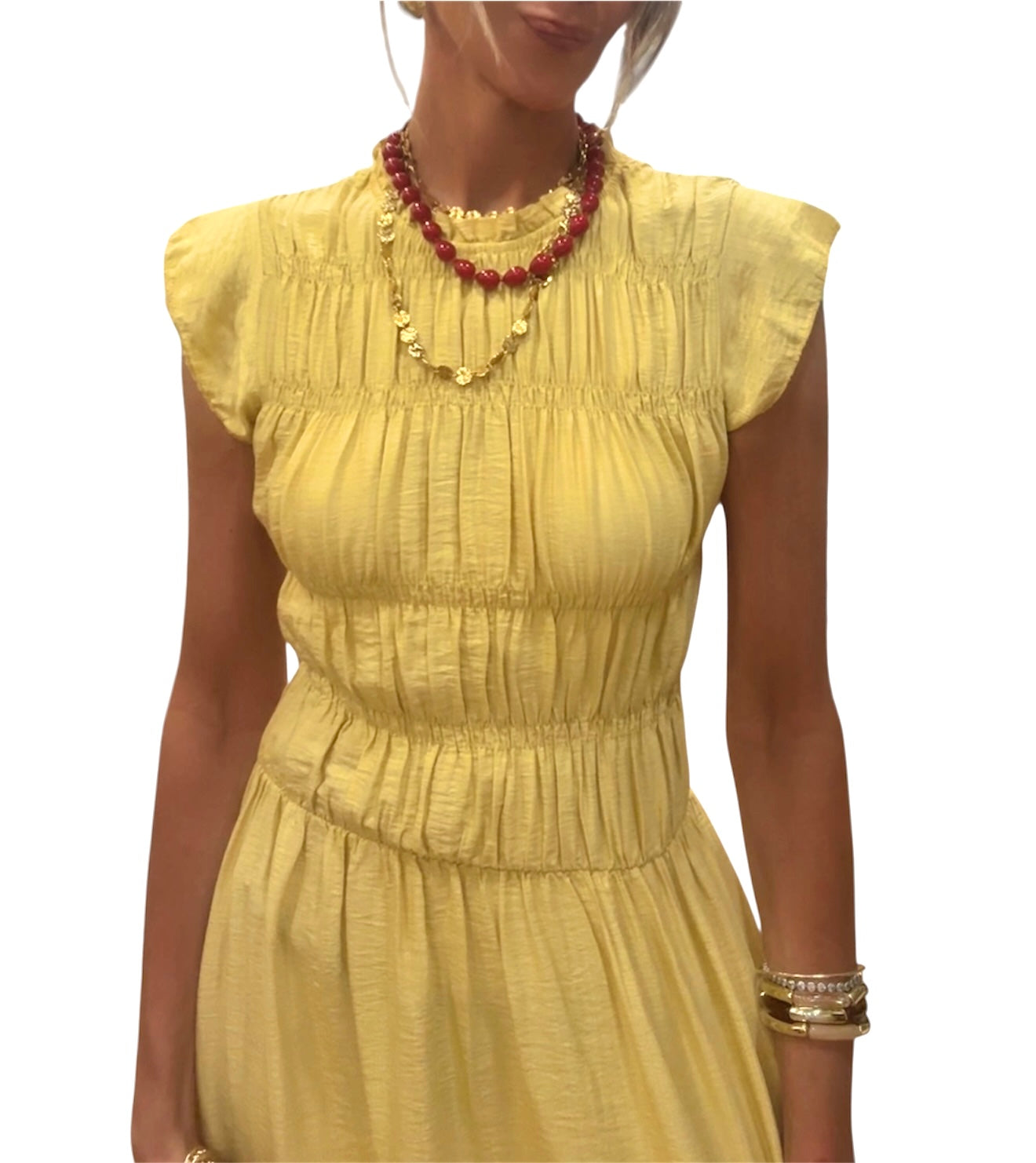 Vestido Olivia amarillo