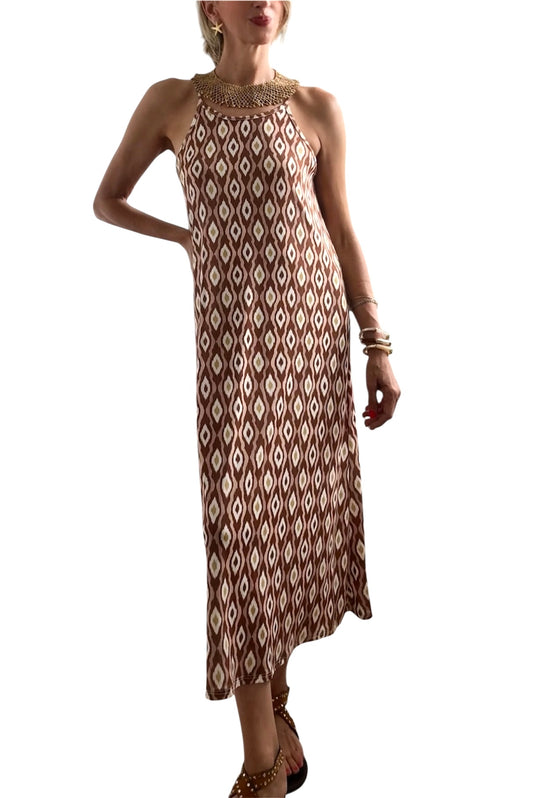 Vestido Marina camel