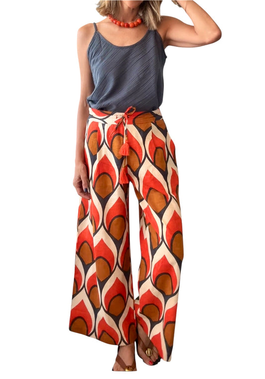 Pantalón cotton naranja