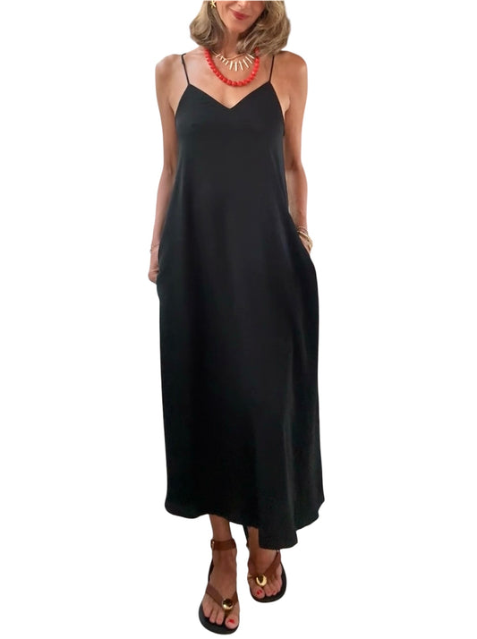 Vestido tirantes negro