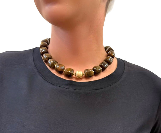 Collar Zila marrón