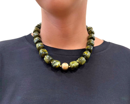 Collar Zila verde