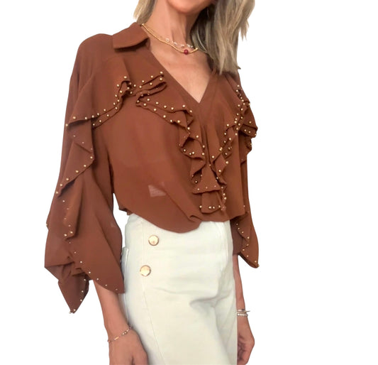 Camisa Tamara marrón