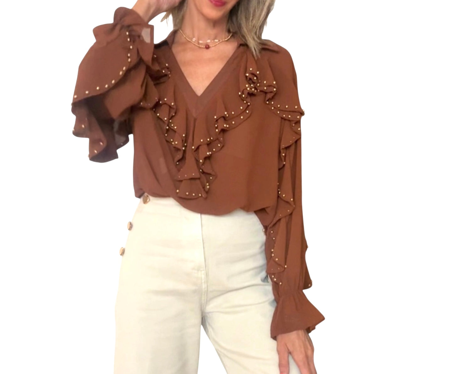 Camisa Tamara marrón