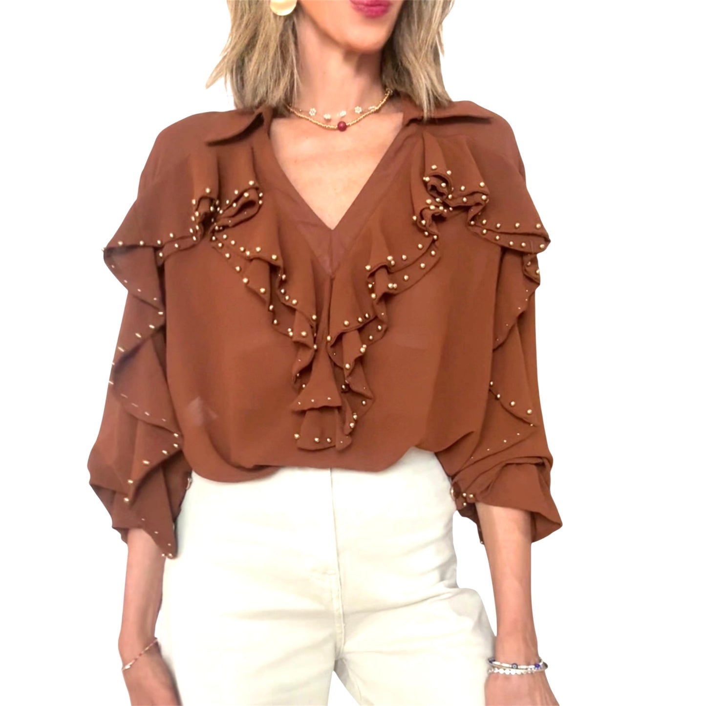Camisa Tamara marrón