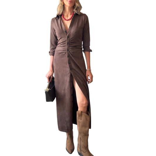 Vestido ante marrón