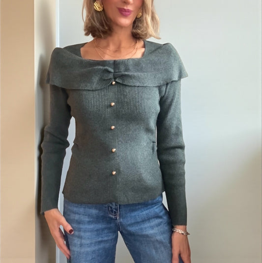 Jersey Candy verde grisáceo