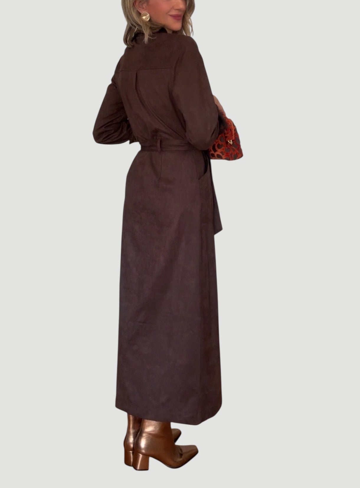 Vestido Angelina marrón