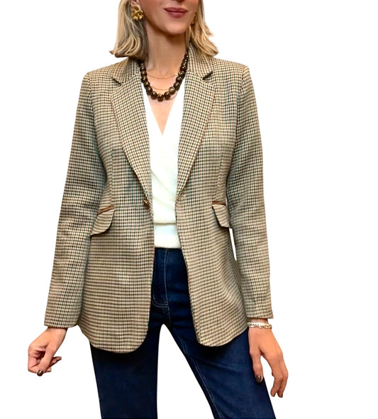 Chaqueta blazer  Boston  tonos verdes