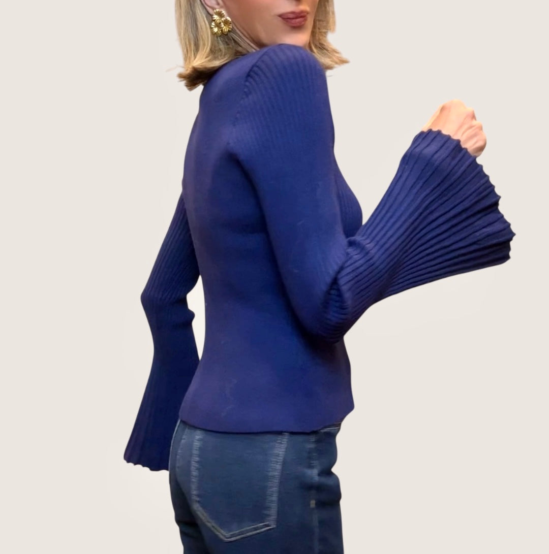 Jersey manga acampanada