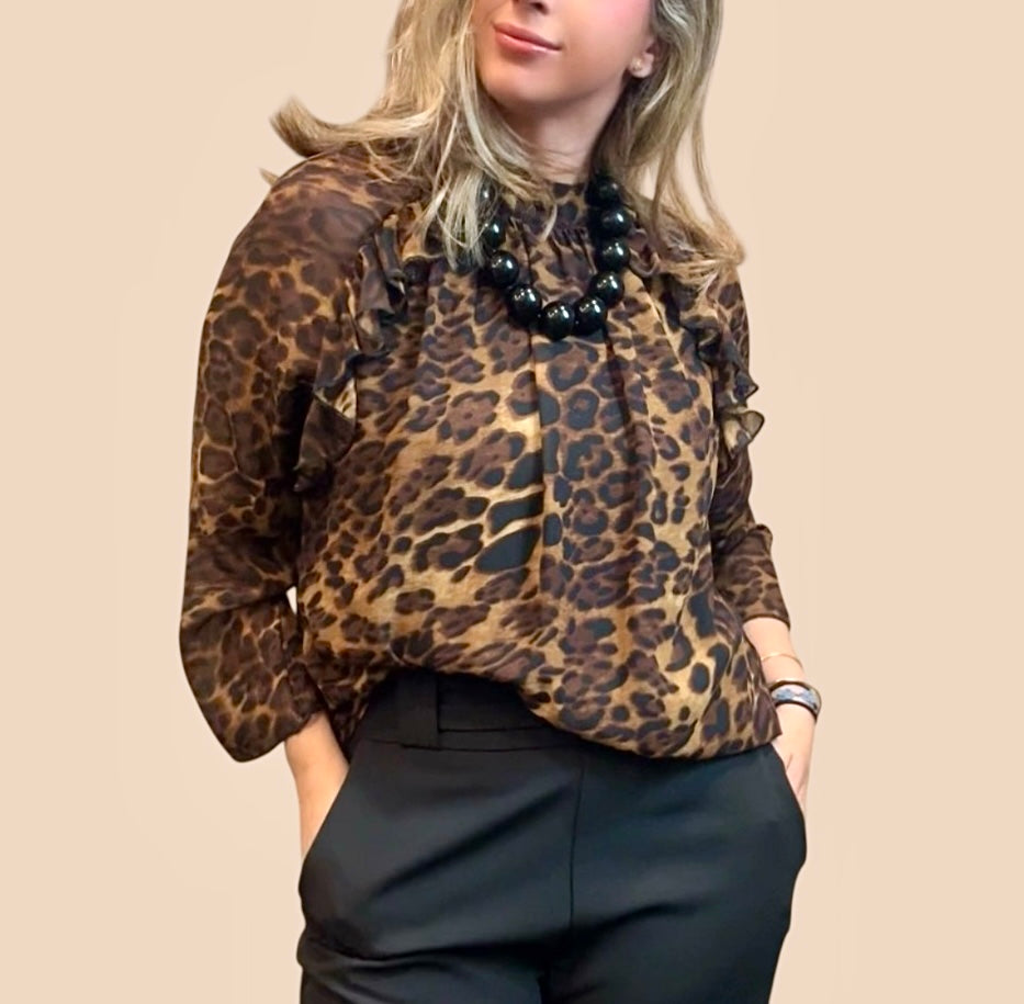 Camisa animal print