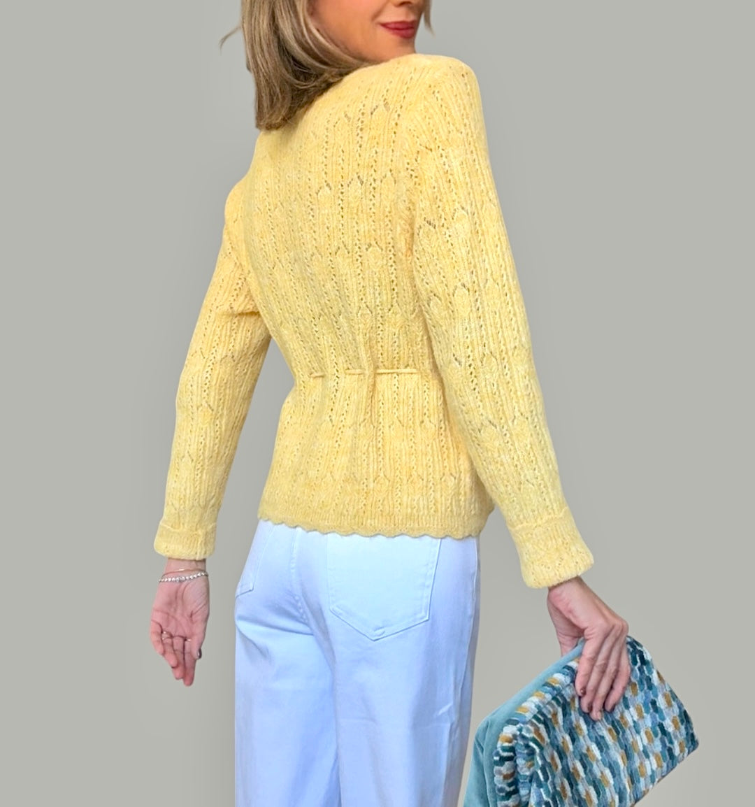 Chaqueta punto amarilla