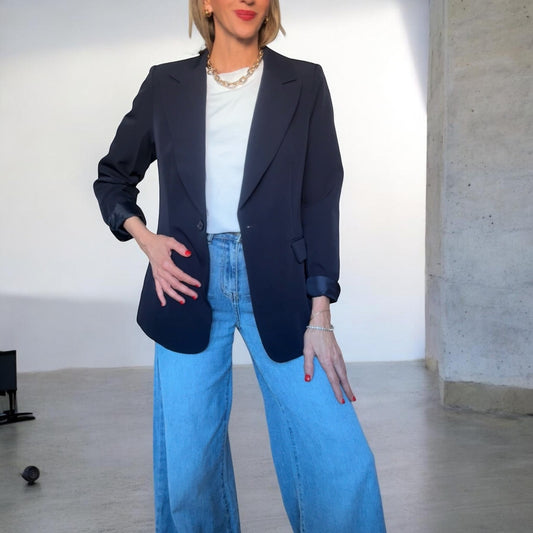Blazer azul marino