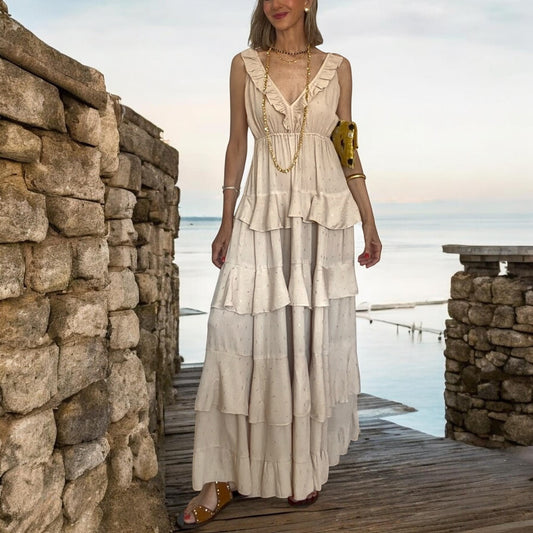Vestido Ingrid beige