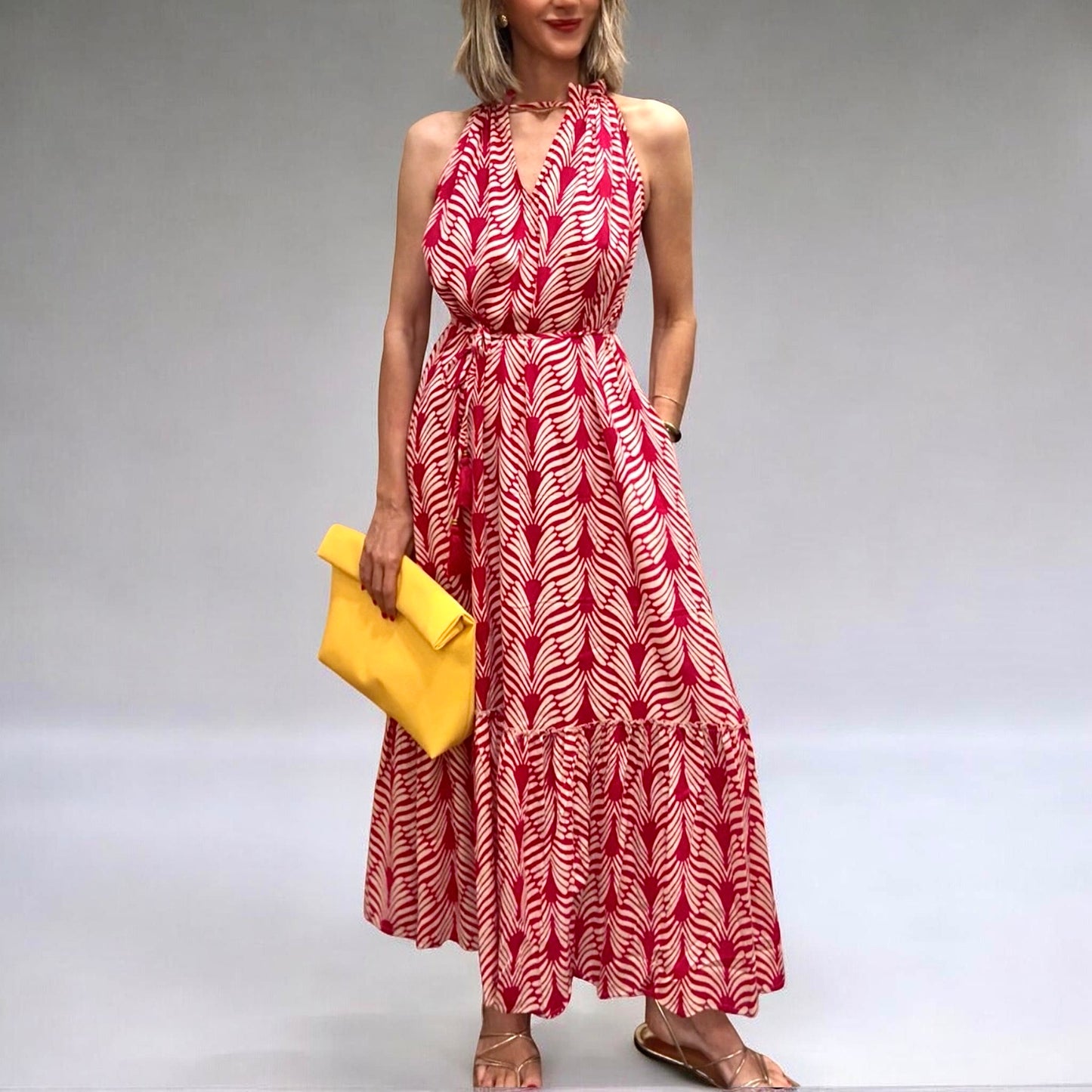 Vestido Carla fucsia
